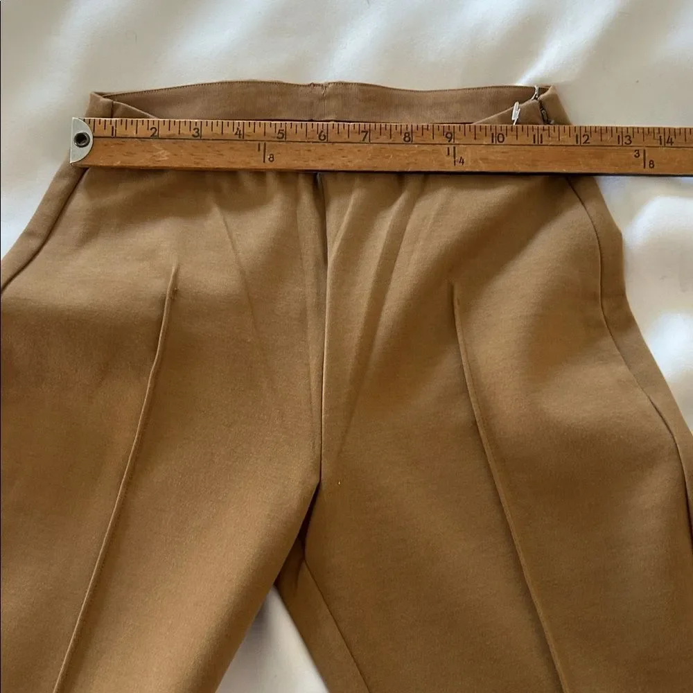 Everlane, the dream trouser Wide-Leg Ponte Pants in Camel